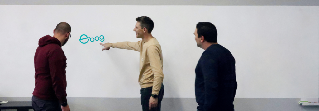eBag creates and innovates with ESCREO magnetic whiteboard paint