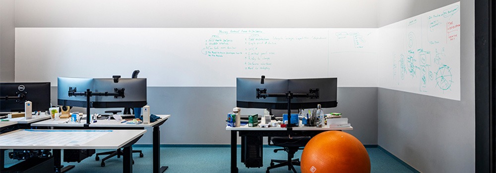 Escreo whiteboard paint boosts office productivity