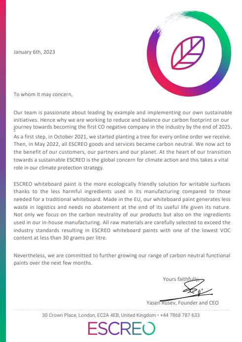 ESCREO Environmental Statement