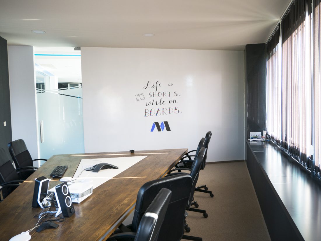 Telenor writable walls